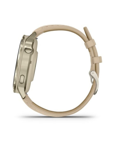 Smartwatch Garmin Venu 4 41 Mm - Lunar Gold Leather Band