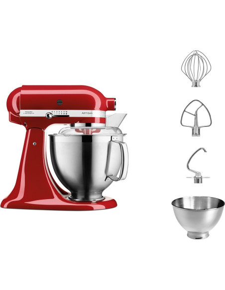 Kitchenaid Artisan 5Ksm185Ps Robot Kuchenny 300 W 4,8 L Czerwony