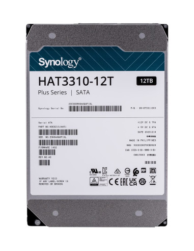 Synology Hdd Plus Series (12Tb  3.5"  Sata)