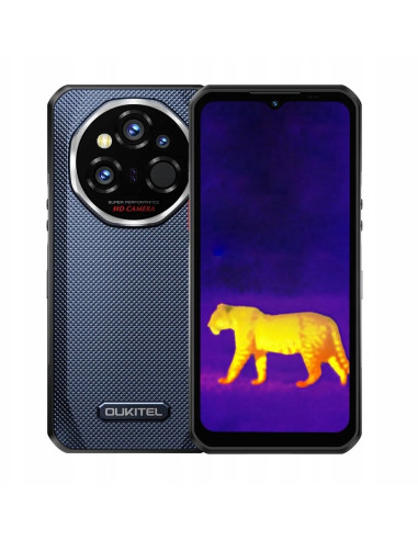Oukitel Wp55 Ultra Thermal 6,6" Smartphone Dual Sim Android 15 5G Usb Type-C 16 Gb 512 Gb 11000 Mah Szary