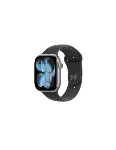 Apple Watch Series 11 Gps 46Mm Space Grey Aluminium Case With Black Sport Band - S/M