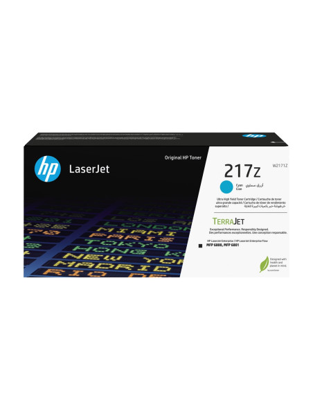 Hp Oryginalnym Wkładem Z Błękitnym Tonerem O Ultrawysokiej Wydajności 217Z Laserjet