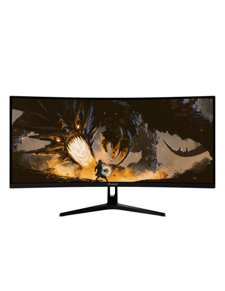 Arozzi Nova 34” Curved Monitor Komputerowy 86,4 Cm (34") 3440 X 1440 Px 4K Ultra Hd Led Czarny
