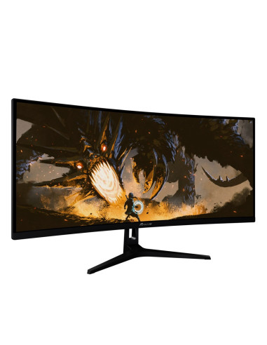 Arozzi Nova 34” Curved Monitor Komputerowy 86,4 Cm (34") 3440 X 1440 Px 4K Ultra Hd Led Czarny