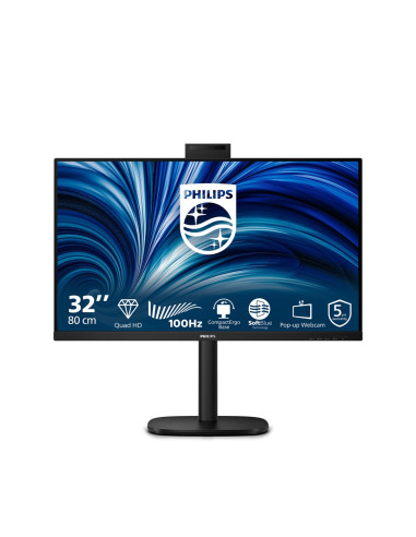Philips 3000 Series 32B2U3601H/00 Monitor Komputerowy 80 Cm (31.5") 2560 X 1440 Px Quad Hd Lcd Czarny