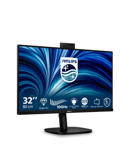 Philips 3000 Series 32B2U3601H/00 Monitor Komputerowy 80 Cm (31.5") 2560 X 1440 Px Quad Hd Lcd Czarny