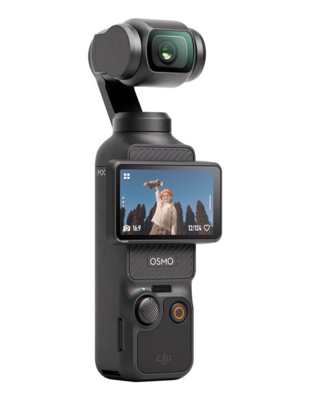 Dji Osmo Pocket 3 Aparat Ze Stabilizatorem 4K Ultra Hd 9,4 Mp Czarny