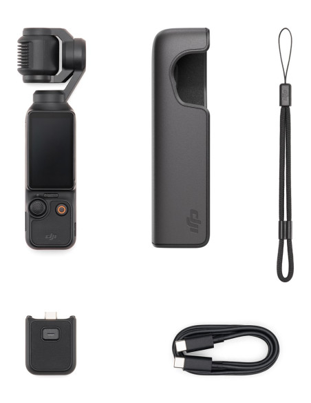 Dji Osmo Pocket 3 Aparat Ze Stabilizatorem 4K Ultra Hd 9,4 Mp Czarny