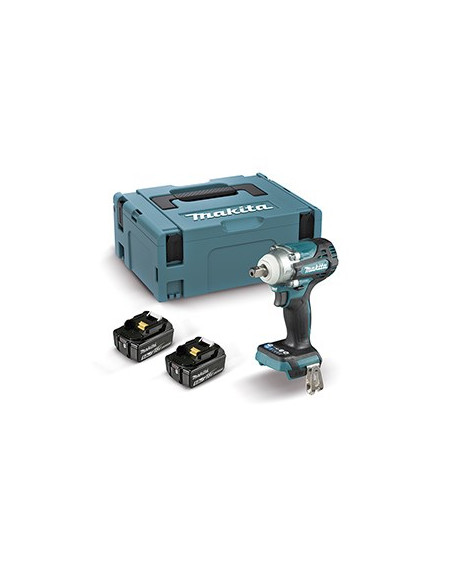 Klucz Udarowy Akumulatorowy Makita Spuginis Verżtaklis 18V 1/2 "330Nm 2X5.0Ah Lagaminas Makpac Dtw301Rtj