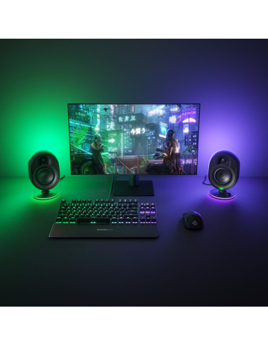 Steelseries Arena 7 Zestaw Głośników Pc/Laptop Czarny 2.1 Kan. 2-Drożny Bluetooth
