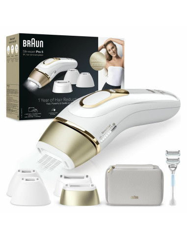 Braun Silk-Expert Pro Pl5356 Intensywne Światło Impulsowe (Ipl) Złoto, Biały