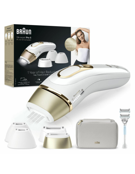 Braun Silk-Expert Pro Pl5356 Intensywne Światło Impulsowe (Ipl) Złoto, Biały