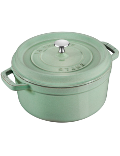 Garnek Żeliwny Okrągły Staub 40508-707-0 - Miętowy 6.7 Ltr