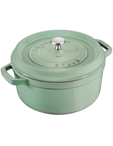Garnek Żeliwny Okrągły Staub 40508-707-0 - Miętowy 6.7 Ltr