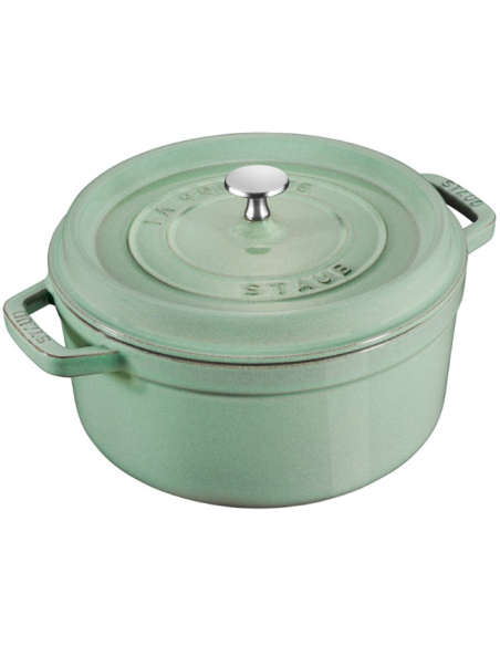 Garnek Żeliwny Okrągły Staub 40508-707-0 - Miętowy 6.7 Ltr
