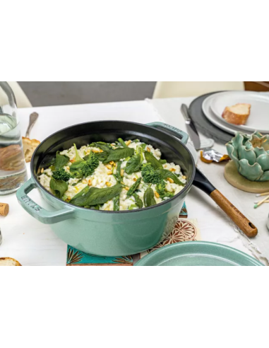 Garnek Żeliwny Okrągły Staub 40508-707-0 - Miętowy 6.7 Ltr