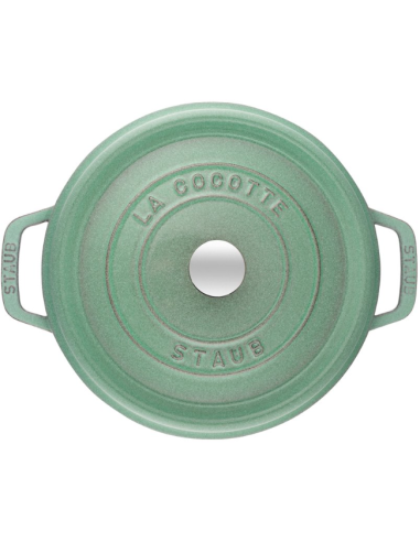 Garnek Żeliwny Okrągły Staub 40508-707-0 - Miętowy 6.7 Ltr