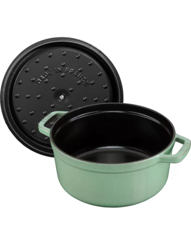 Garnek Żeliwny Okrągły Staub 40508-707-0 - Miętowy 6.7 Ltr