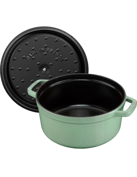 Garnek Żeliwny Okrągły Staub 40508-707-0 - Miętowy 6.7 Ltr
