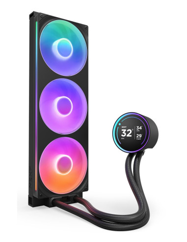 Nzxt Kraken Elite 420 Rgb Procesor Chłodnica Cieczy All-In-One 14 Cm Czarny 1 Szt.