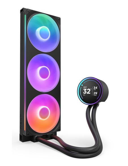 Nzxt Kraken Elite 420 Rgb Procesor Chłodnica Cieczy All-In-One 14 Cm Czarny 1 Szt.
