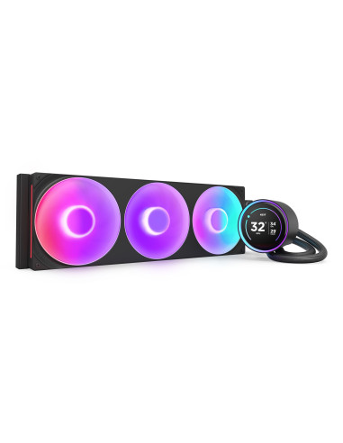 Nzxt Kraken Elite 420 Rgb Procesor Chłodnica Cieczy All-In-One 14 Cm Czarny 1 Szt.