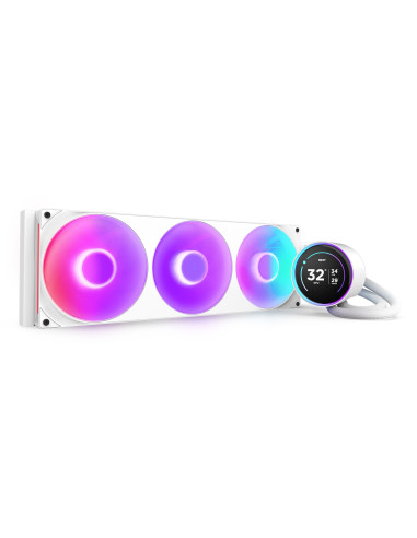 Nzxt Kraken Elite 420 Rgb Procesor Chłodnica Cieczy All-In-One 14 Cm Biały 1 Szt.