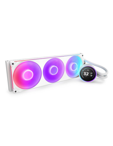 Nzxt Kraken Elite 420 Rgb Procesor Chłodnica Cieczy All-In-One 14 Cm Biały 1 Szt.