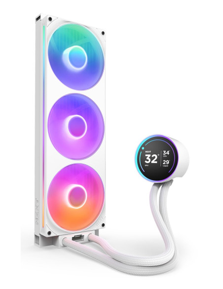 Nzxt Kraken Elite 420 Rgb Procesor Chłodnica Cieczy All-In-One 14 Cm Biały 1 Szt.
