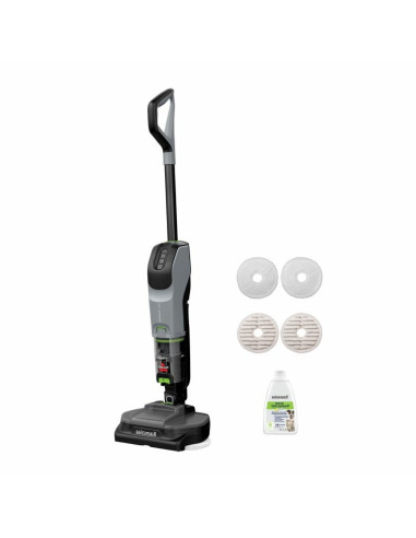 Bissell Spinwave + Vac Pet Pro Pionowy Odkurzacz Bateria Suchy I Mokry Cykloniczny Worek Na Kurz 0,4 L Czarny, Szary