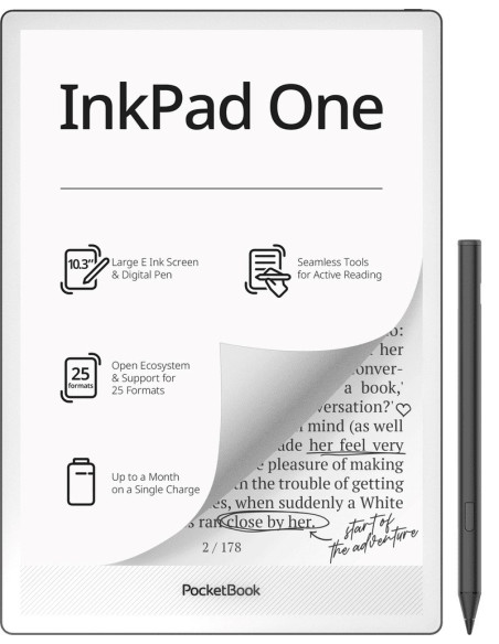 Czytnik Ebook Pocketbook Inkpad One 1030 10,3"  E-Ink Mobius 32Gb Wi-Fi Matte Black