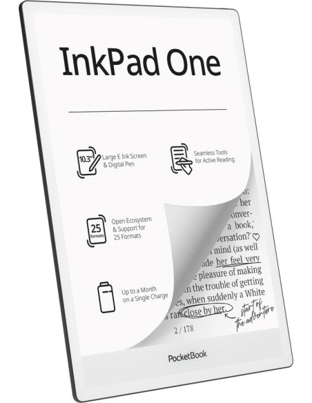 Czytnik Ebook Pocketbook Inkpad One 1030 10,3"  E-Ink Mobius 32Gb Wi-Fi Matte Black