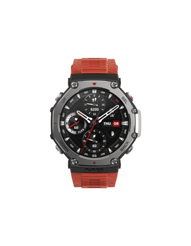 Smartwatch Amazfit T-Rex 3 -Älykello, 48,5 Mm, Punainen