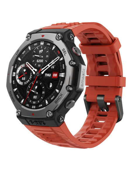 Smartwatch Amazfit T-Rex 3 -Älykello, 48,5 Mm, Punainen