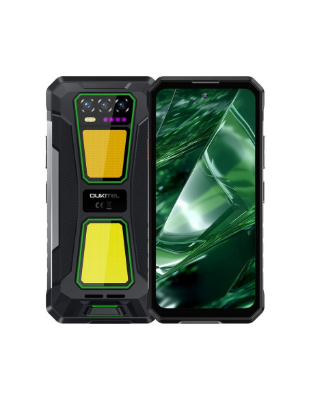 Oukitel Wp58 Pro 6,7" Smartphone Dual Sim Android 15 5G Usb Type-C 8 Gb 512 Gb 10000 Mah Czarny, Zielony
