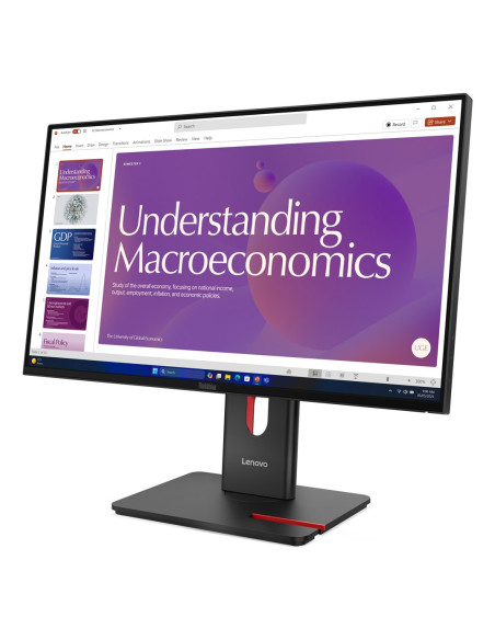 Lenovo Thinkvision T24D-40 Monitor Komputerowy 60,5 Cm (23.8") 1920 X 1080 Px Full Hd Lcd Czarny