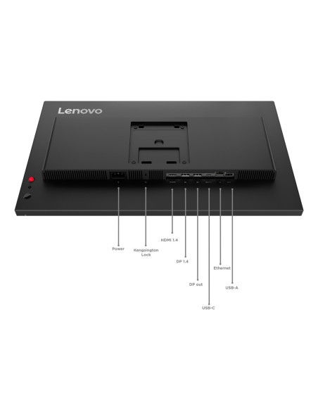 Lenovo Thinkvision T24D-40 Monitor Komputerowy 60,5 Cm (23.8") 1920 X 1080 Px Full Hd Lcd Czarny