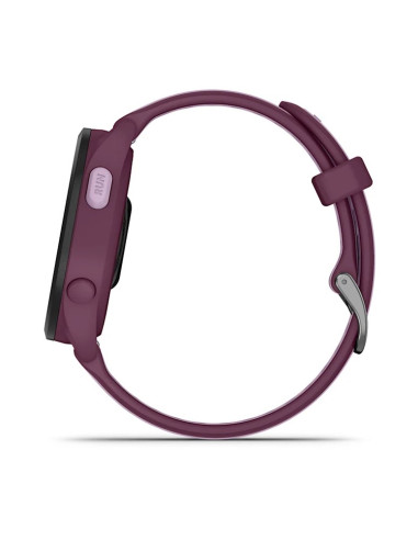 Garmin Forerunner 165 Music 3,05 Cm (1.2") Amoled 43 Mm Cyfrowy 390 X 390 Px Ekran Dotykowy Fioletowy Gps