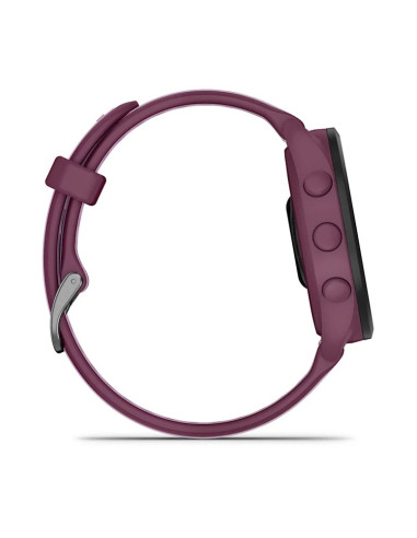 Garmin Forerunner 165 Music 3,05 Cm (1.2") Amoled 43 Mm Cyfrowy 390 X 390 Px Ekran Dotykowy Fioletowy Gps