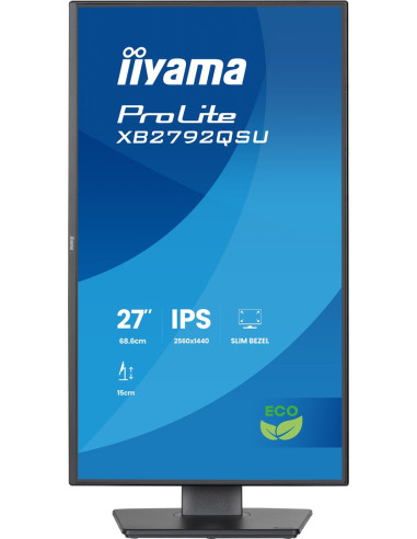 Iiyama Prolite Xb2792Qsu-B1 Monitor Komputerowy 68,6 Cm (27") 2560 X 1440 Px Quad Hd Led Czarny