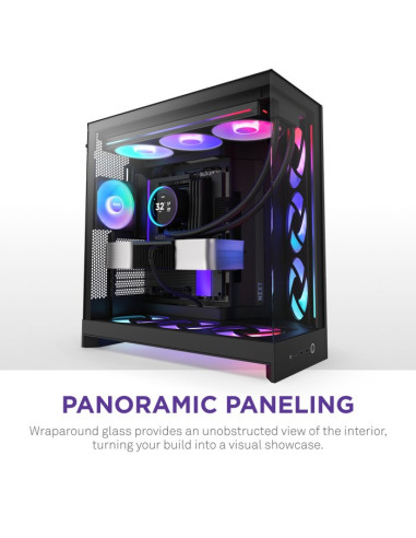 Nzxt H9 Flow Rgb+ Midi Tower Czarny