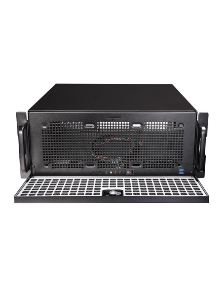 Chieftec Unc-409S-Aio-Op Zabezpieczenia & Uchwyty Komputerów Rack Czarny