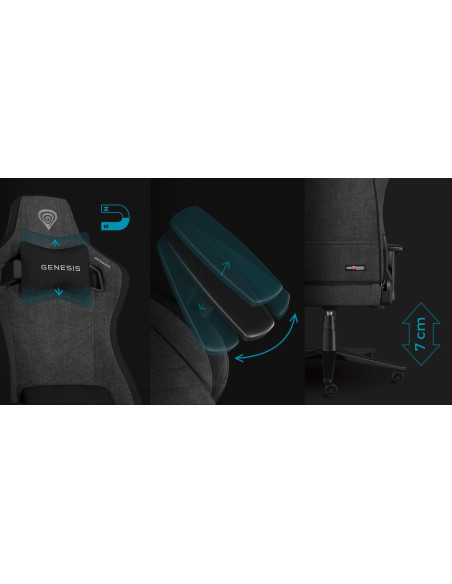 Genesis Nfg-2244 Fotel Do Gry Fotel Dla Gracza Obite Siedzisko