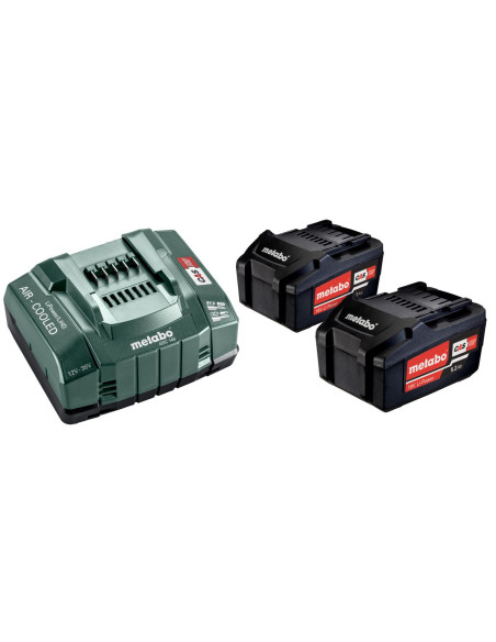 Akumulator Metabo 18V 5,2Ah X2 + Ładowarka