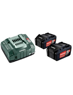 Akumulator Metabo 18V 5,2Ah X2 + Ładowarka 2
