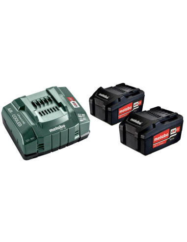 Akumulator Metabo 18V 5,2Ah X2 + Ładowarka