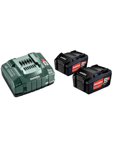 Akumulator Metabo 18V 5,2Ah X2 + Ładowarka