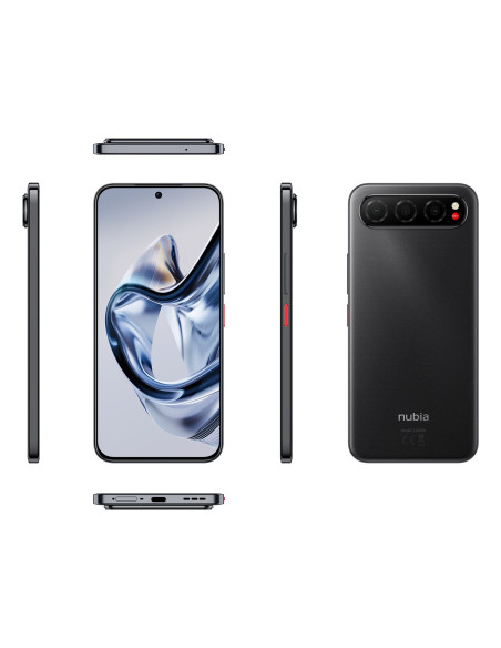 Nubia Z2468N 17,2 Cm (6.78") Dual Sim Android 15 5G Usb Type-C 20 Gb 256 Gb 5000 Mah Czarny