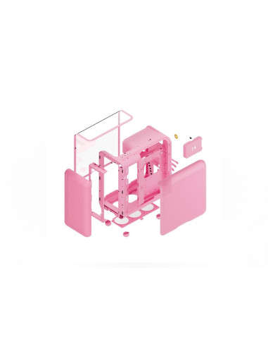 Hyte X50 Mid Tower Case Strawberry Milk