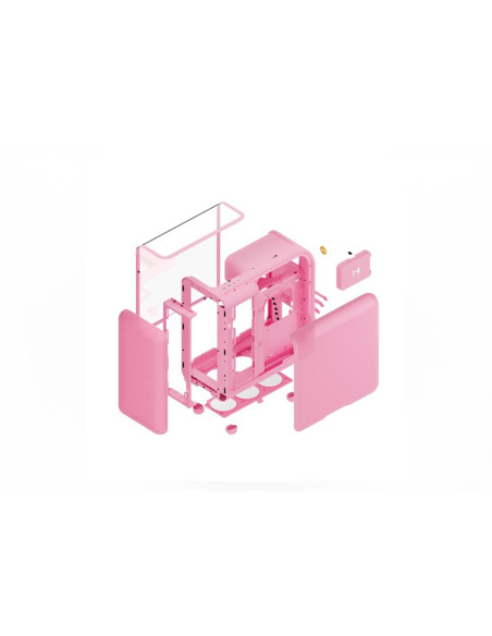 Hyte X50 Mid Tower Case Strawberry Milk
